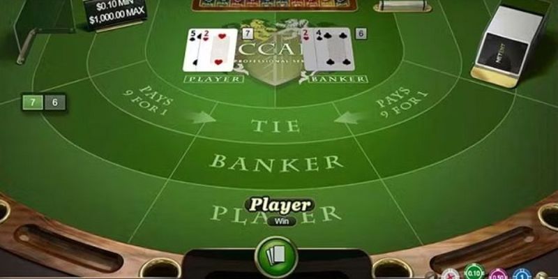 Baccarat trực tuyến là trò chơi cực kỳ thịnh hành và phổ biến