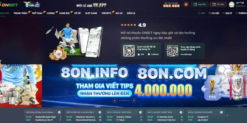 Hướng dẫn tải app ONBET trên nền tảng di động